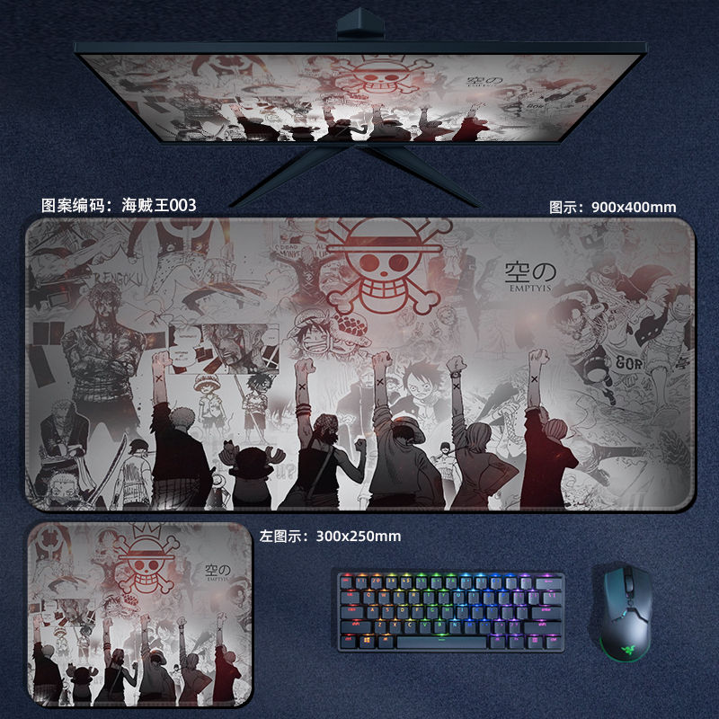 Thumbnail: One Piece Mouse Pad Keyboard Pad (A)