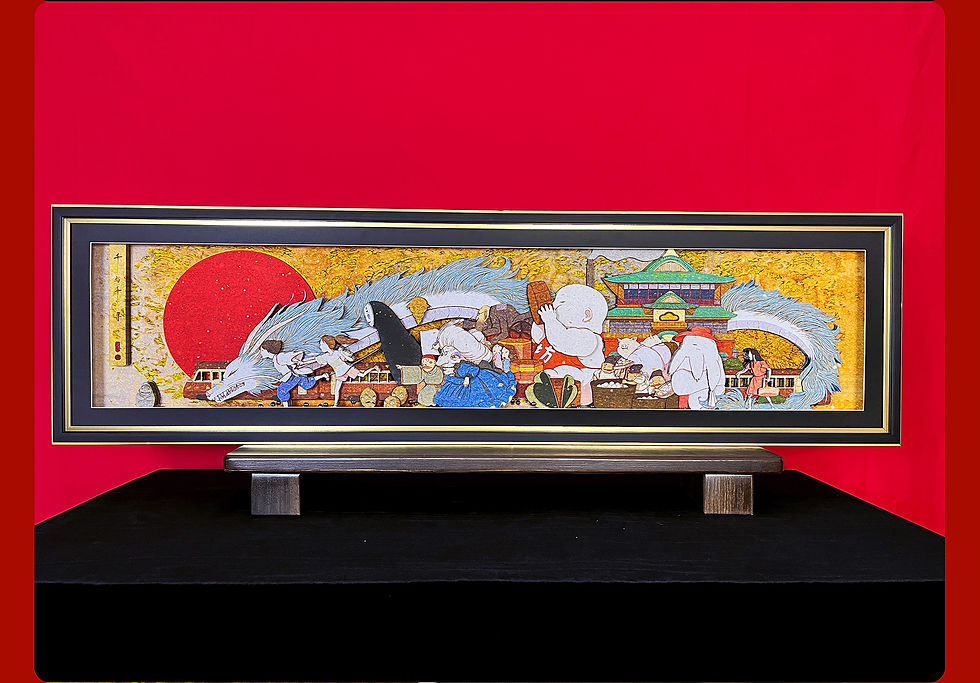 Thumbnail: Studio Ghibli Picture Frame Handmade Multilayer 3D Paper Craft Art Decorative