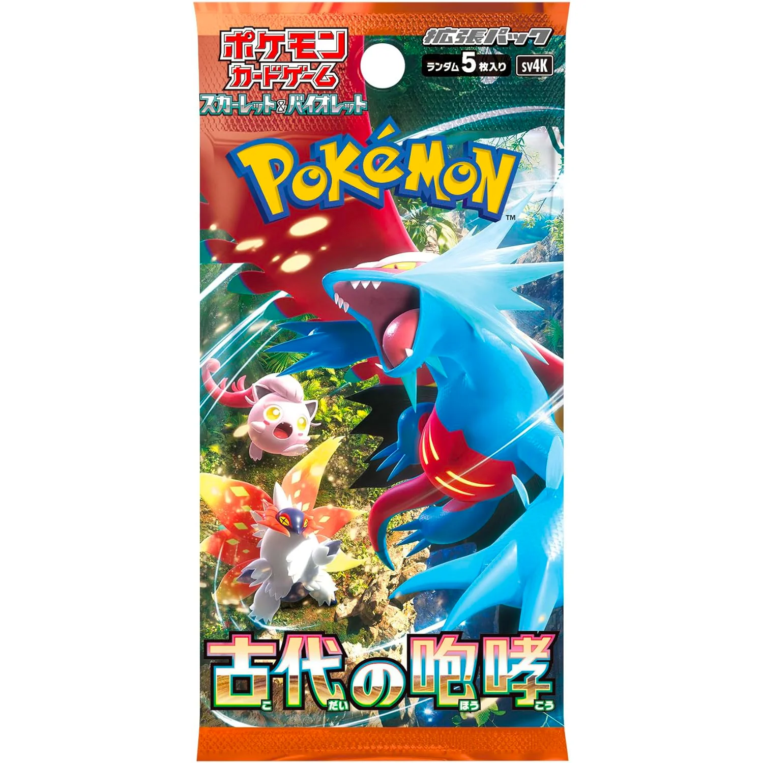 Pokemon Scarlet & Violet SV4K Ancient Roar Booster PACK - Japanese Pokemon TCG