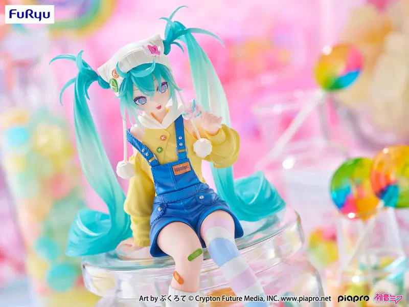 Thumbnail: Vocaloid Hatsune Miku (Lollipop Ver.) Noodle Stopper Figure