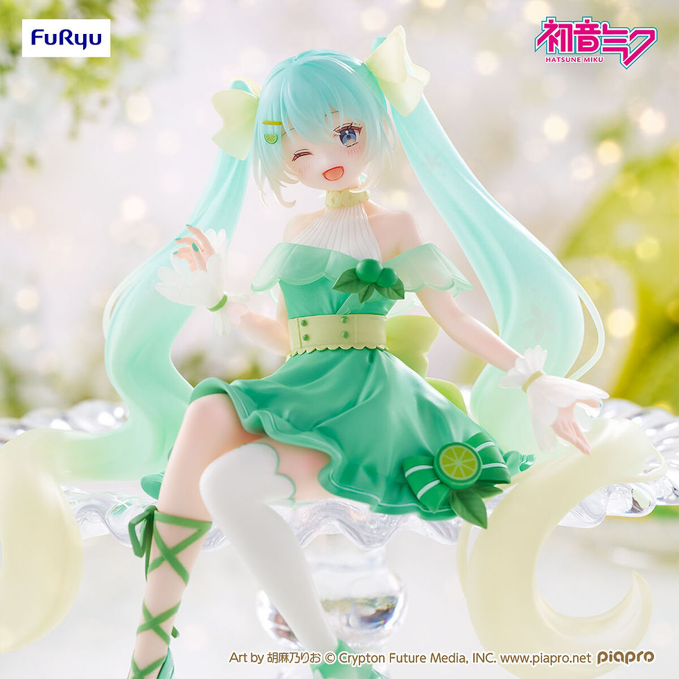 Thumbnail: Vocaloid Hatsune Miku (Lime Ver.) Noodle Stopper Figure