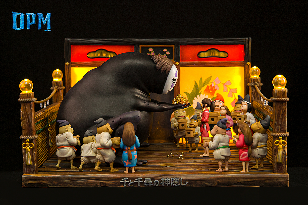 Thumbnail: PRE-ORDER OPM Studio Studio Ghibli Spirited Away Chihiro And No Face Resin Statu