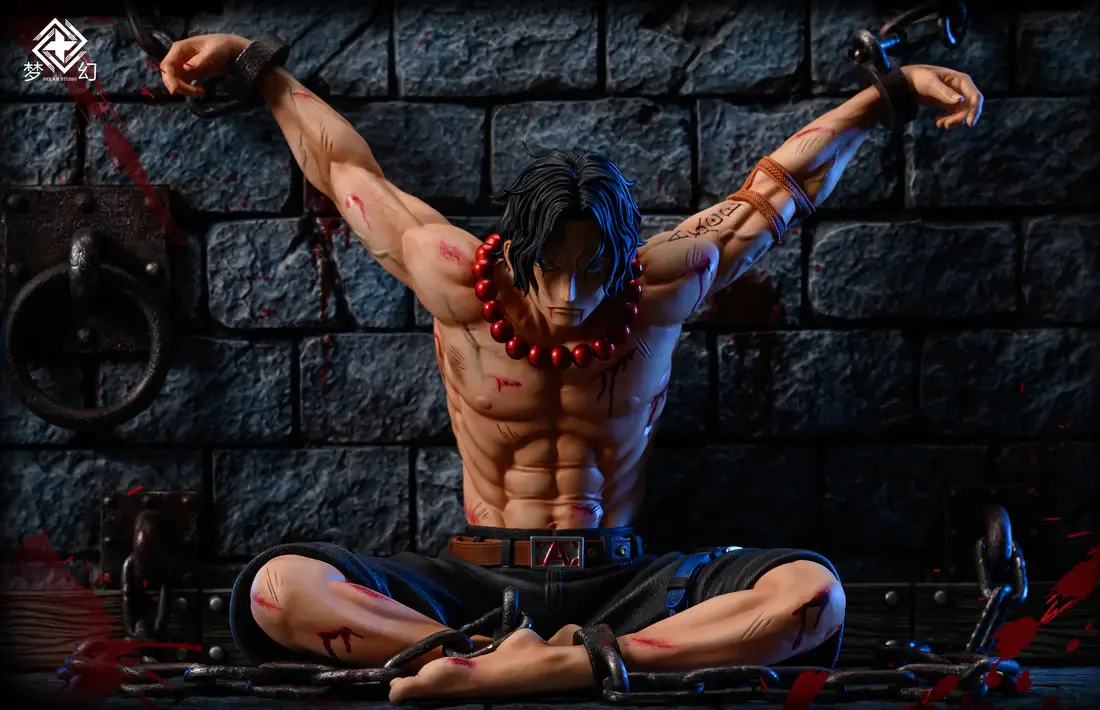 Dream Studio - One Piece Impel Down Prison Ace Resin Statue