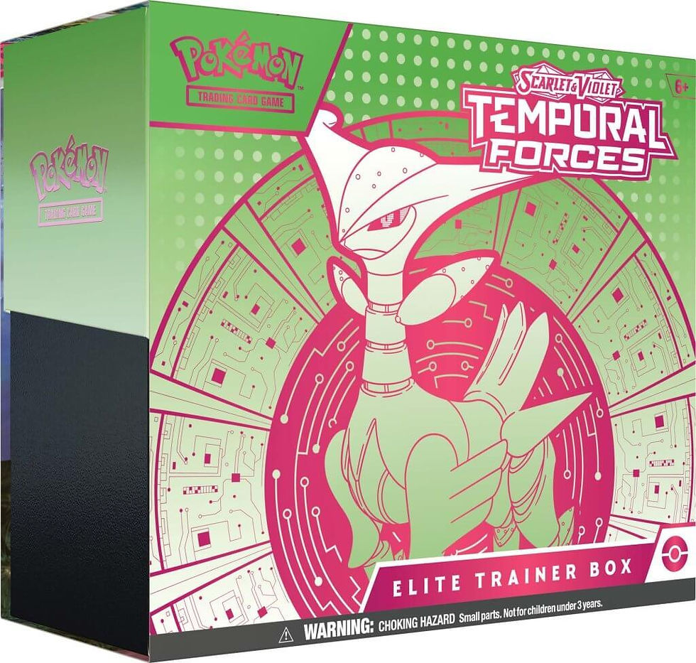 Pokemon TCG: Scarlet & Violet -Temporal Forces - Elite Trainer Box (Iron Leaves)