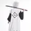 Thumbnail: Bleach Captain Division Short Sleeve Cloak Unisex Long Cape Cosplay Costume