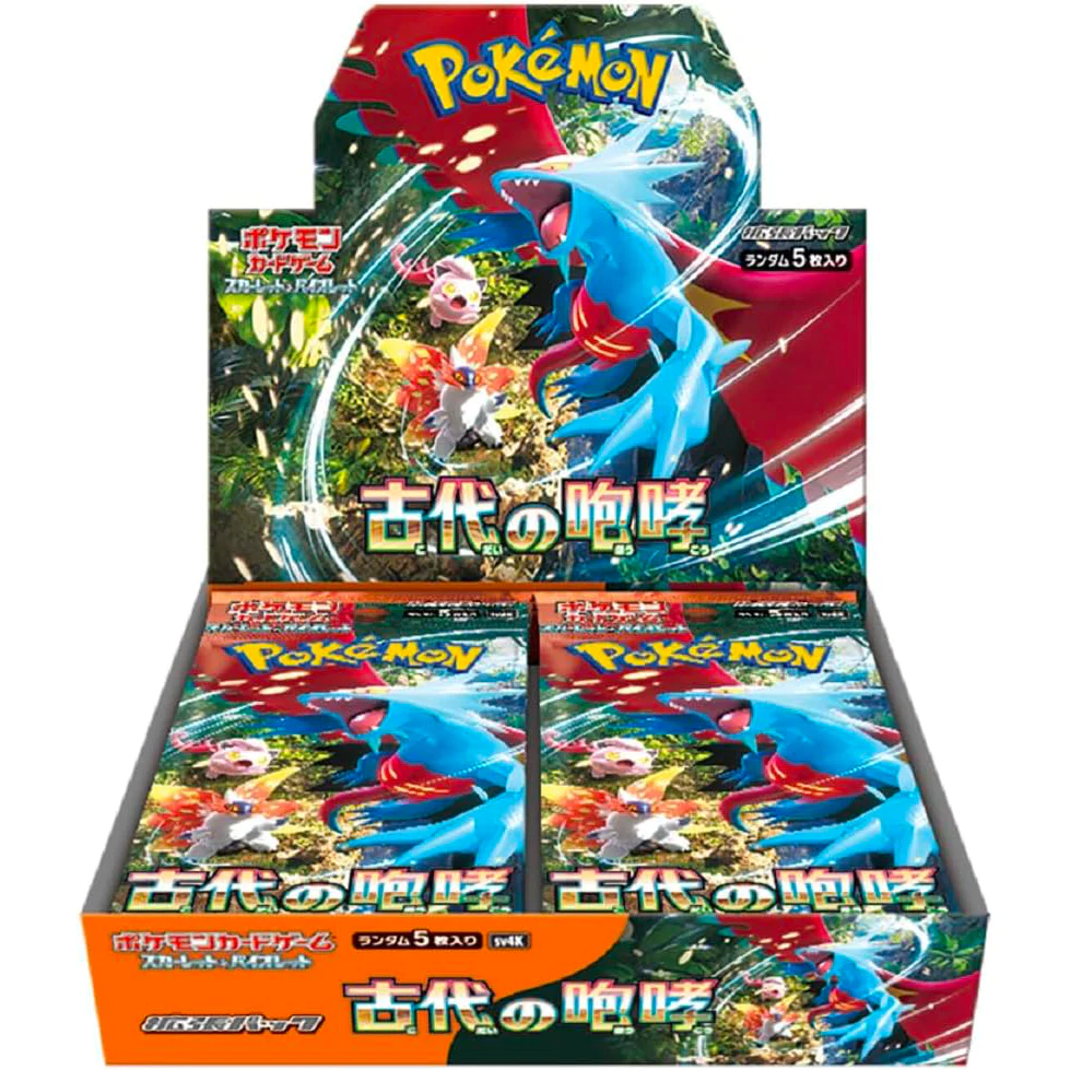 Pokemon Scarlet & Violet SV4K Ancient Roar Booster Box - Japanese Pokemon TCG