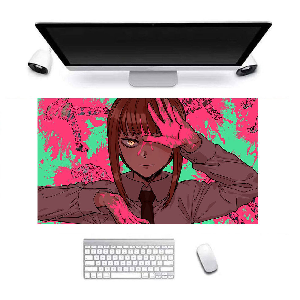 Thumbnail: Chainsaw Man Mouse Pad Keyboard Pad (A)