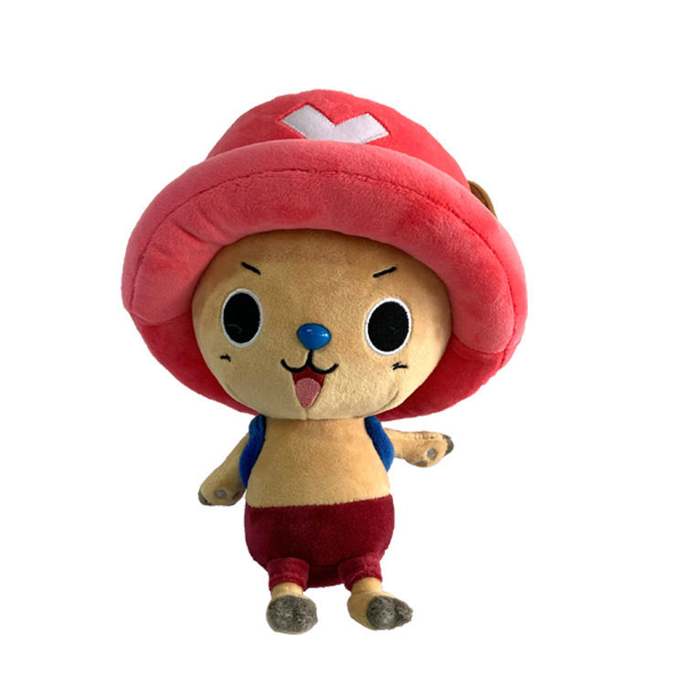 Thumbnail: One Piece Tony Tony Chopper Plush Doll Pink Hat