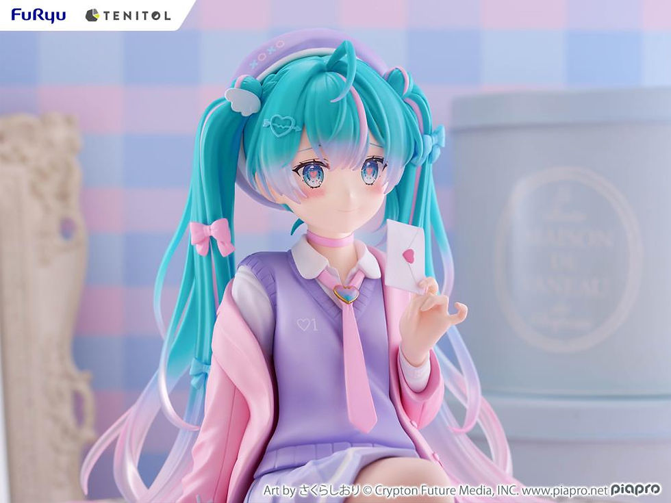 Thumbnail: Vocaloid Tenitol Hatsune Miku (Love Blazer) Big Noodle Stopper Figure