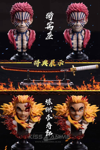 Hero Belief Studio Demon Slayer Rengoku Vs Akaza Gk Resin Statue 1 6 Kiss Anime Hero Belief Studio Demon Slayer Rengoku Vs Akaza Gk Resin Statue 1 6 Kiss Anime