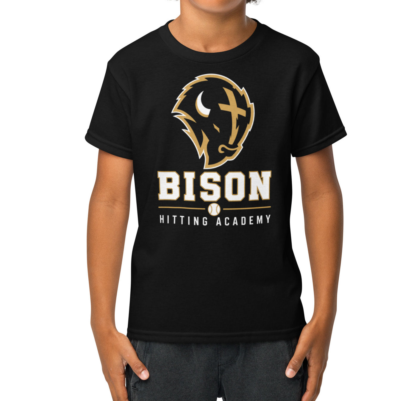 Youth Bison Baseball T-Shirt