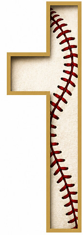Christian baseball cross logo representing faith-based youth hitting lessons and athlete development