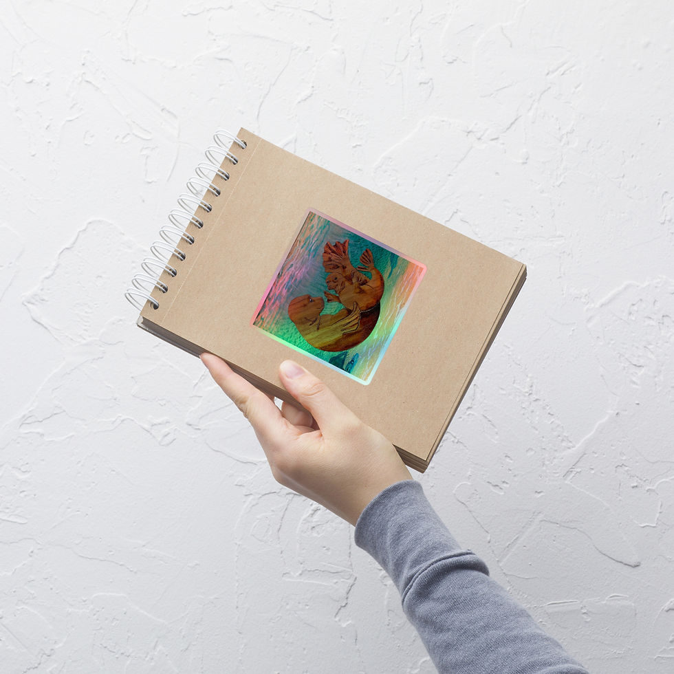 Thumbnail: Holographic stickers: Hōʻau -Swim Lessons