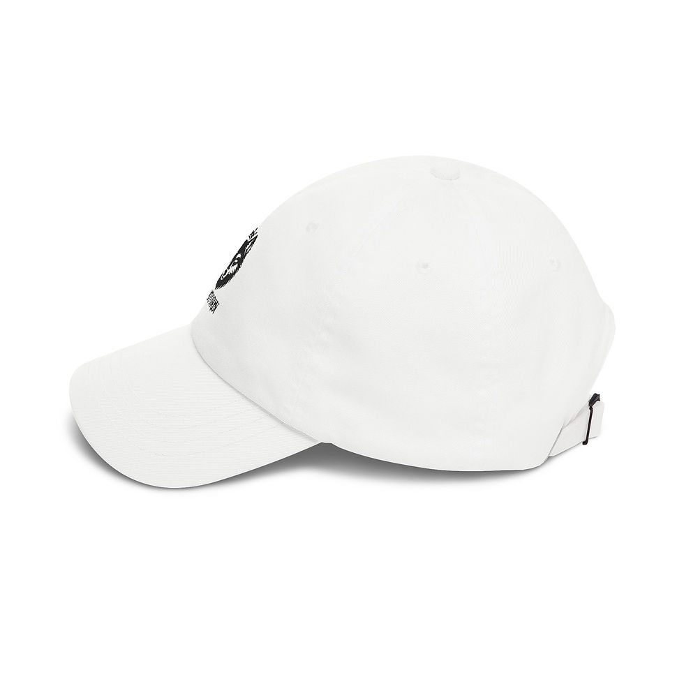 Thumbnail: Dad Cap — Crowned Wolf Crest "Cantorin" Embroidered Baseball Hat