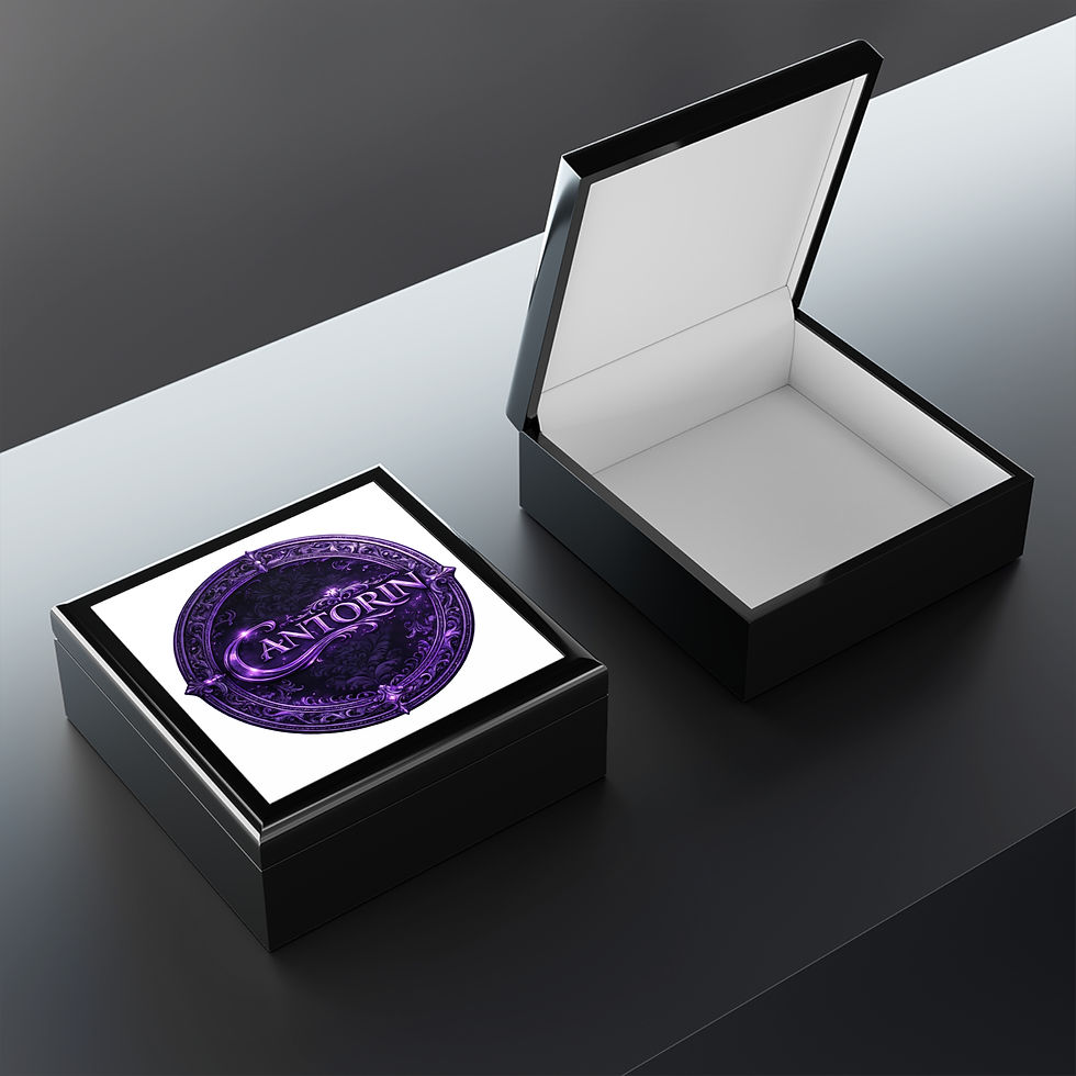 Thumbnail: Purple Cantorin Decorative Jewelry Box — Personalized Keepsake Organizer