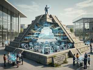 The Hollowing of the Corporate Pyramid: What Tech Layoffs Are Really Saying