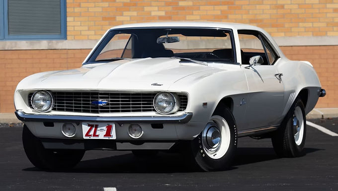 1969 Chevrolet COPO Camaro Dover White 0826