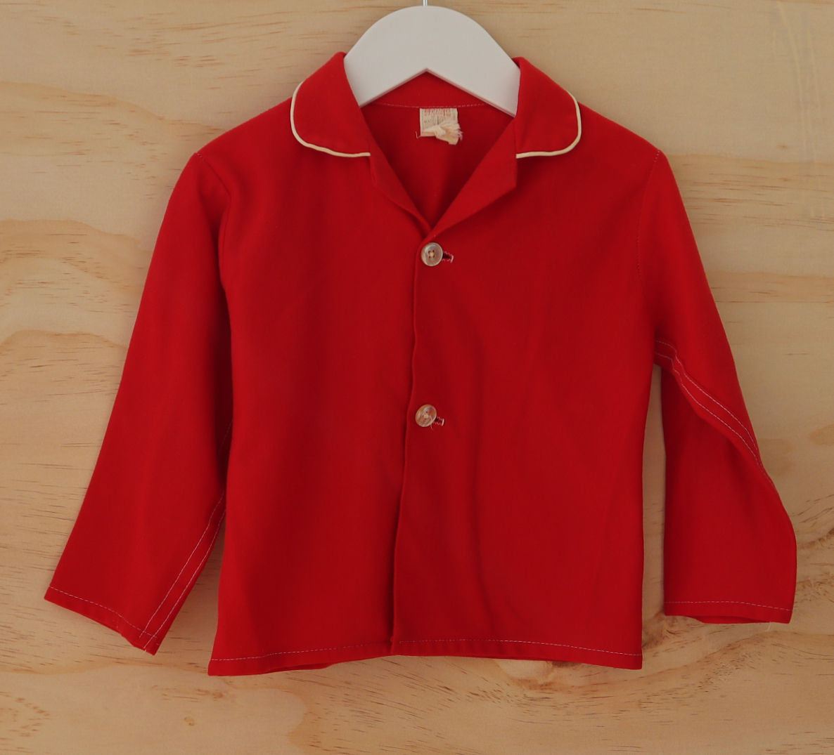 Red western button up Size 3