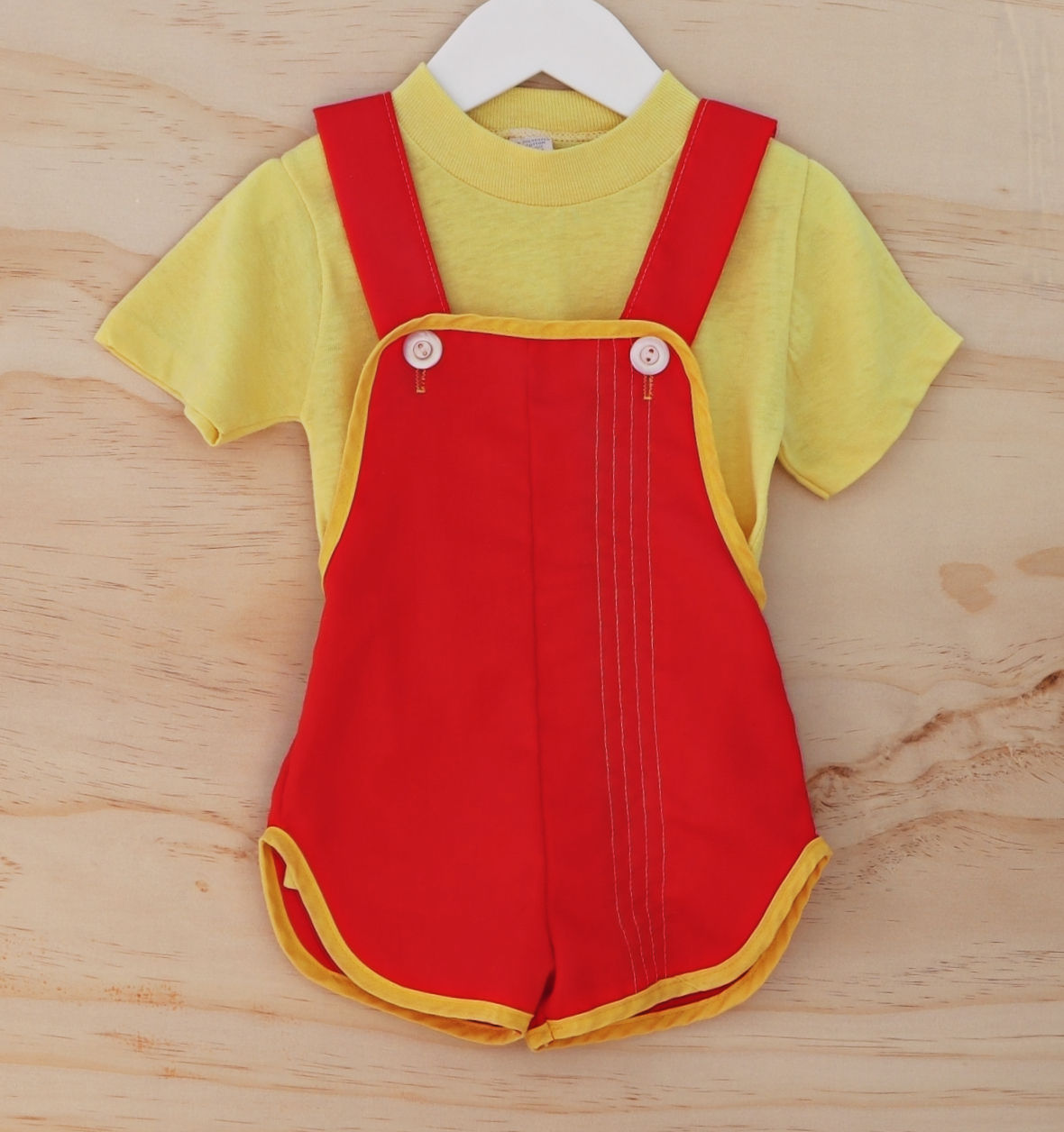 Red and Yellow two-piece Size 2