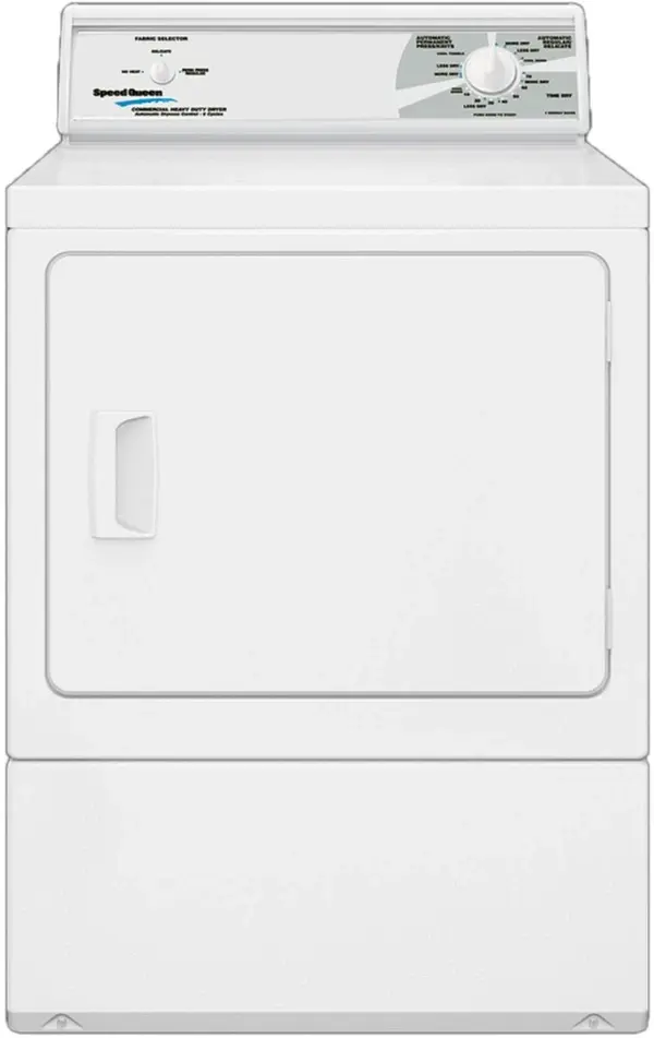 SpeedQueen LDE30RGS173TW01 White Electric 7.0cuft Homestyle Commercial Dryer