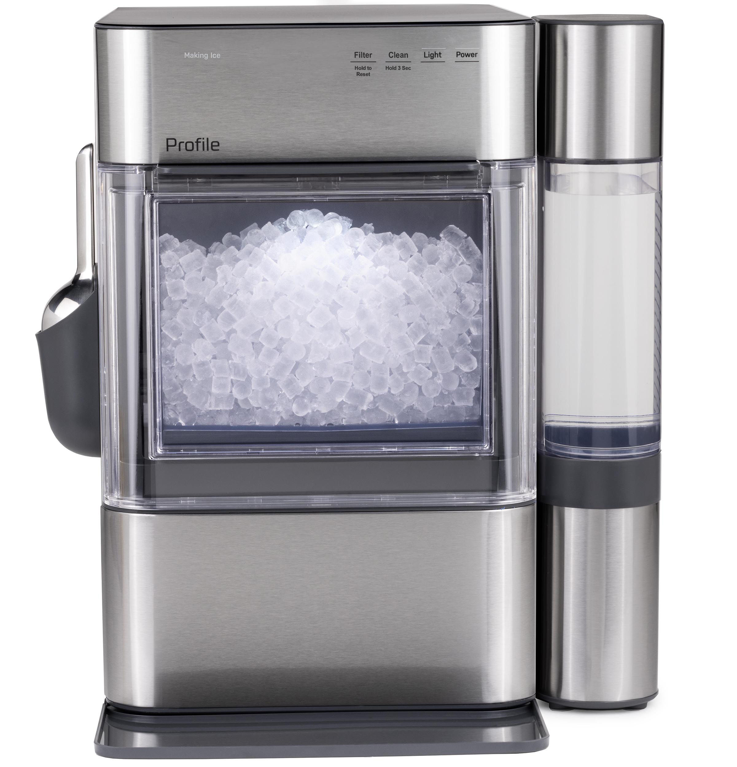 GE XPIO13SWSS SS Profile Opal 2.0 Nugget Ice Maker w/Side Tank