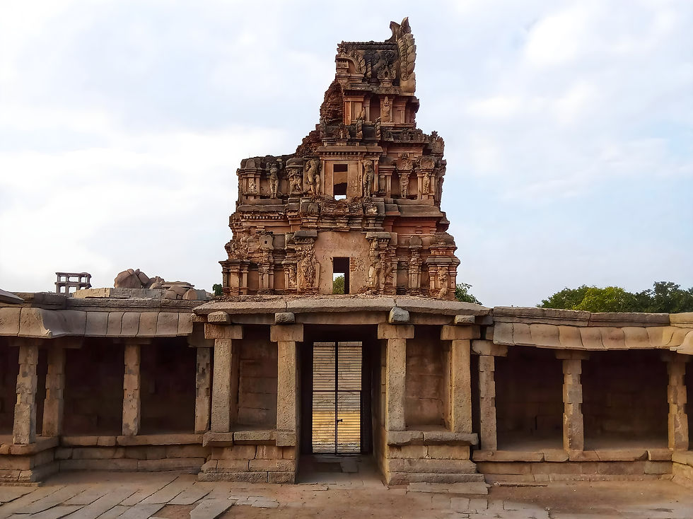 Hampi's enthralling monument - Balakrishna Temple (Karnataka, India)