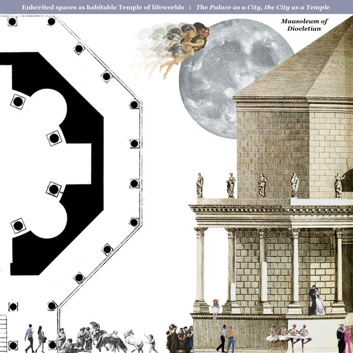 Enherited spaces as habitable Temple of lifeworlds