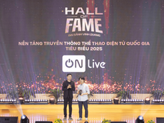 ON Live (VTVcab) được vinh danh tại Đại sảnh Vinh quang 2026, ghi dấu ấn trong hệ sinh thái Esports Việt