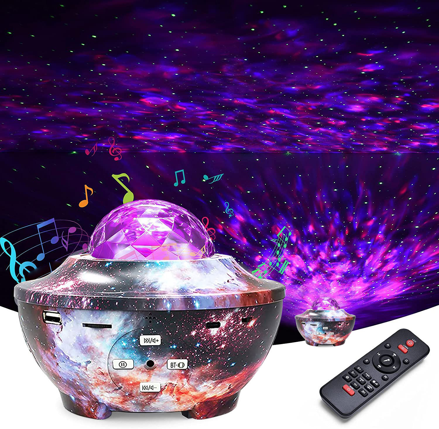 Led Star Projector Night Lamp Galaxy Starry Night