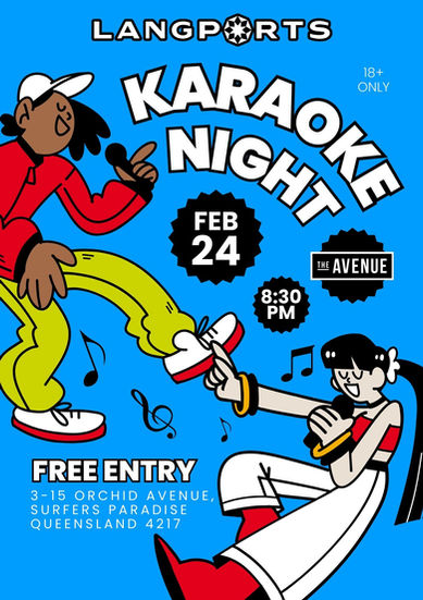 Blue and White Bold Illustrative Playful Karaoke Night Instagram Post.jpg