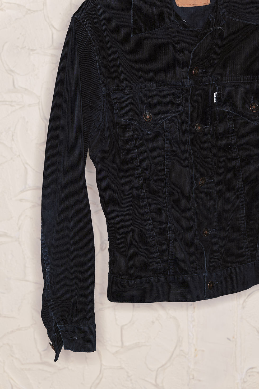 Thumbnail: 1960s Big E Levi’s White Tab Trucker, item no. 02-40226