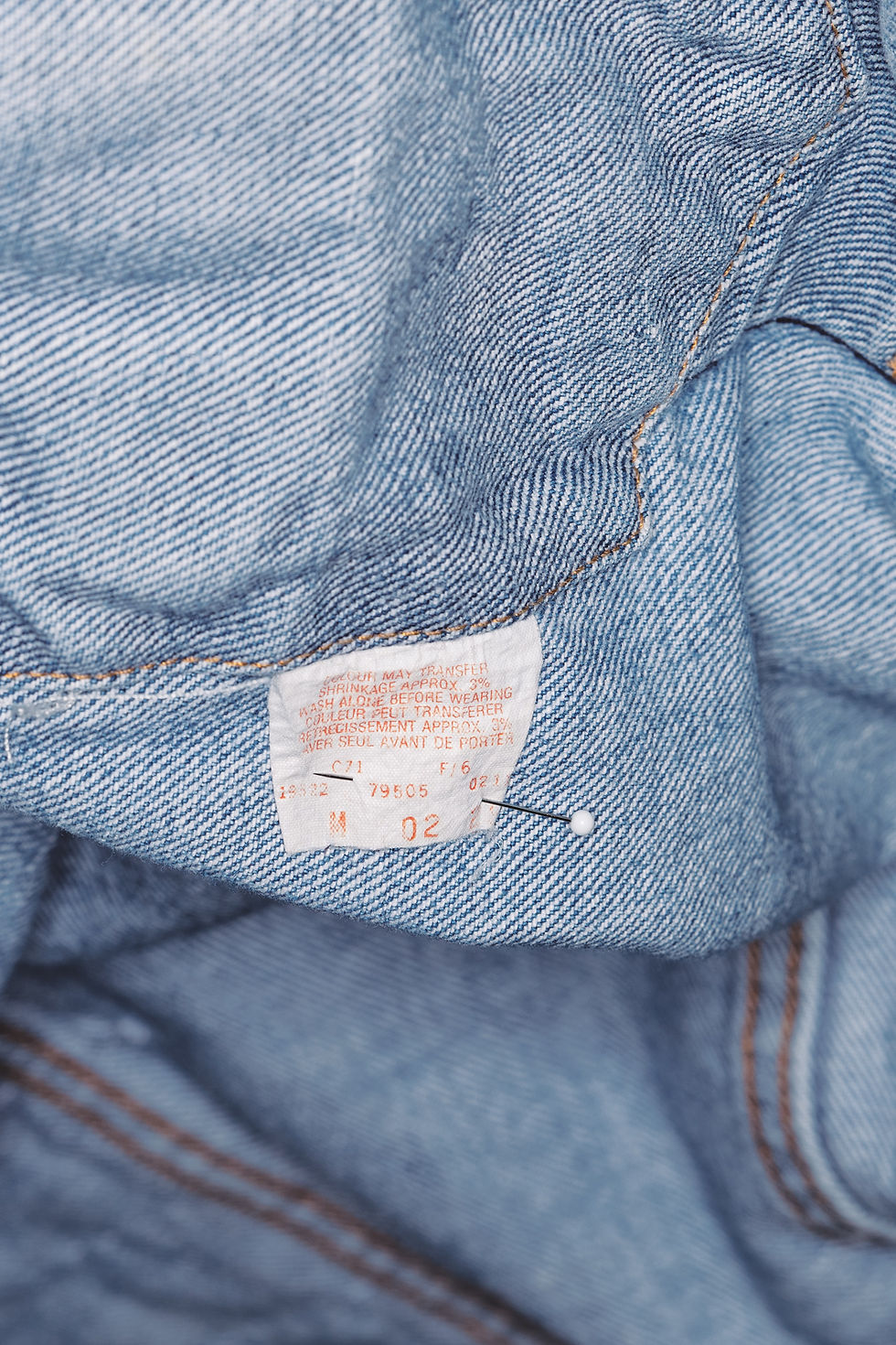 Thumbnail: 1980 Levi’s Type III Trucker, item no. 02-40205