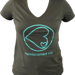Women's V-Neck T-Shirt - Grey
