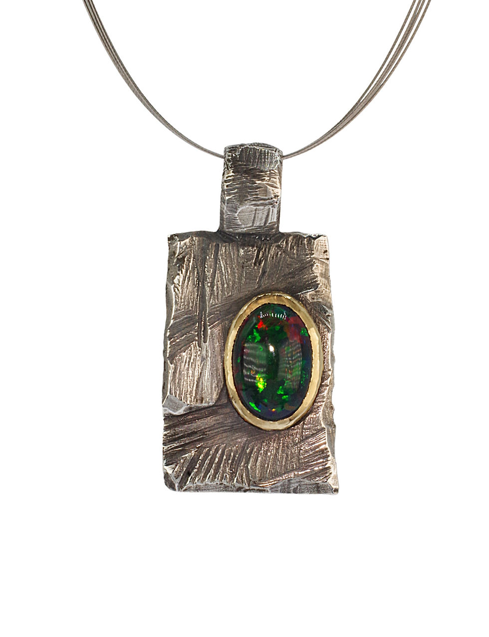 Pendentif "Perle d'opale" GASTON Bijoux