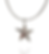 Pendentif "Etoile Grenat"