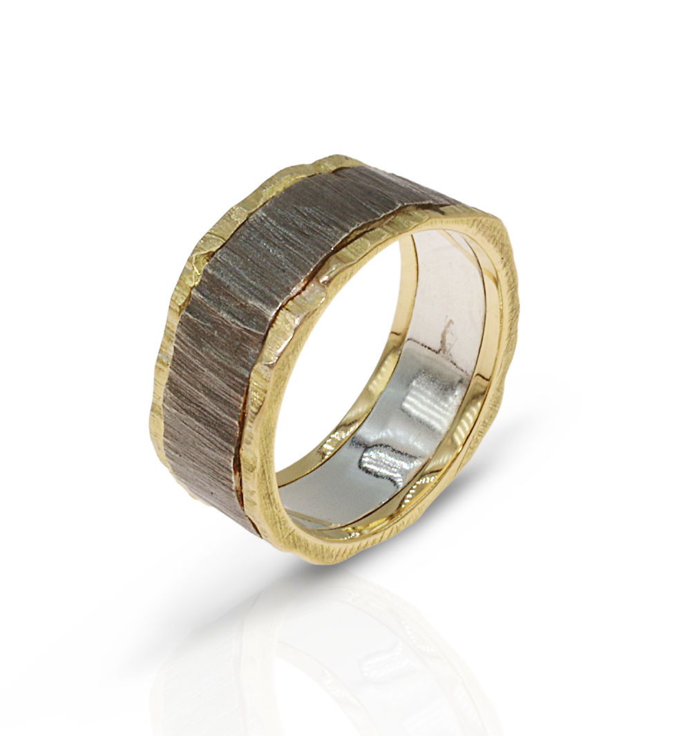 Bague "Tectoniques" GASTON Bijoux