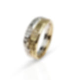 Bague "Tectoniques et éclats de lumière" GASTON Bijoux