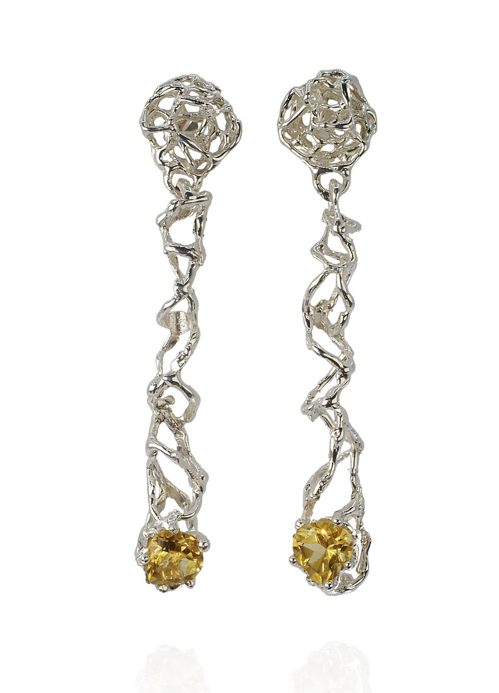 Boucles 'Senteur Miel" GASTON Bijoux