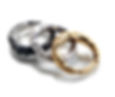 Alliances argent 925 oxydé, vermeil, argent 925rhodié