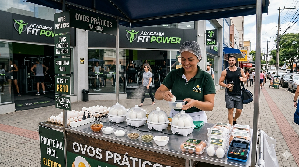 Como vender ovos cozidos e faturar até R$100 por dia.