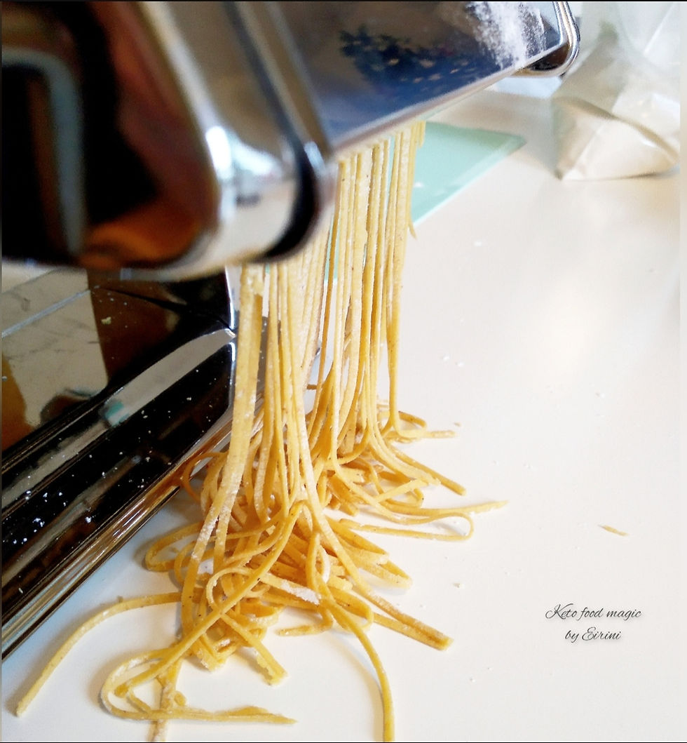 Keto homemade pasta
