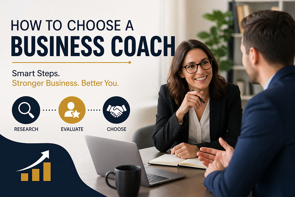 How to Choose a Business Coach: Selection Steps Every Entrepreneur Should Follow