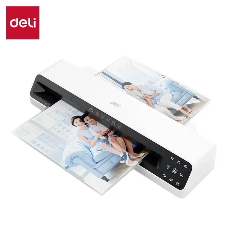 Mesin Laminating A4 Laminator Deli ET104 Ukuran A4
