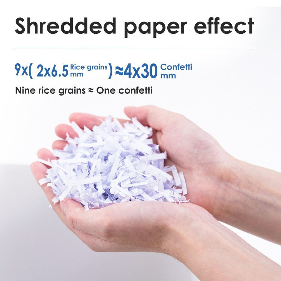 Thumbnail: Deli Paper Shredder E9945 Mesin Penghancur Kertas Deli E9945 Kapasitas 6 Lembar