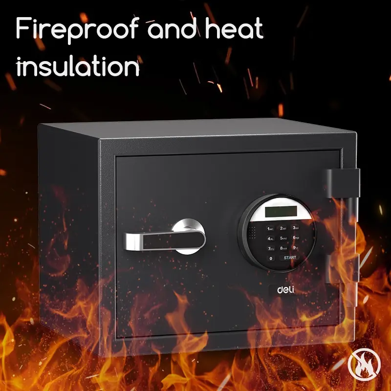 Thumbnail: Deli Safe Box ET580 Brankas Digital ET580 Heavy Duty Carbon steel