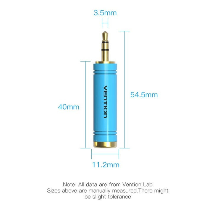 Thumbnail: Vention S04-L Converter 3,5MM Male to 6,5MM Female Audio Adapter