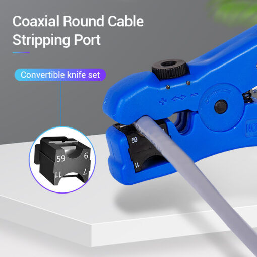 Thumbnail: Vention KEB Stripping Tool Cable Stripper Pengupas Kabel Coaxial LAN
