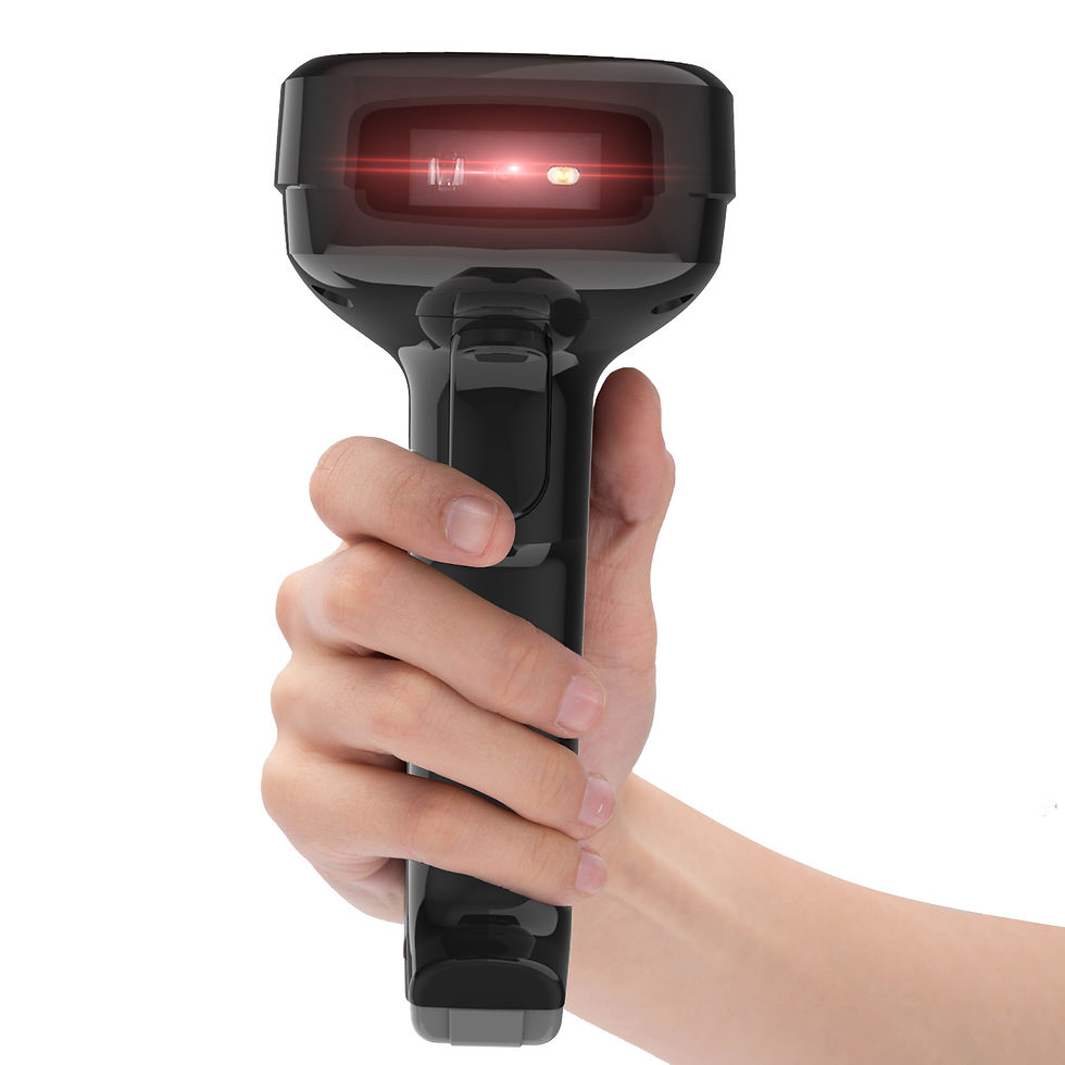 Thumbnail: Barcode Scanner Deli E14952 1D dan 2D Deli Scanner Barcode Handheld E14952 Red L