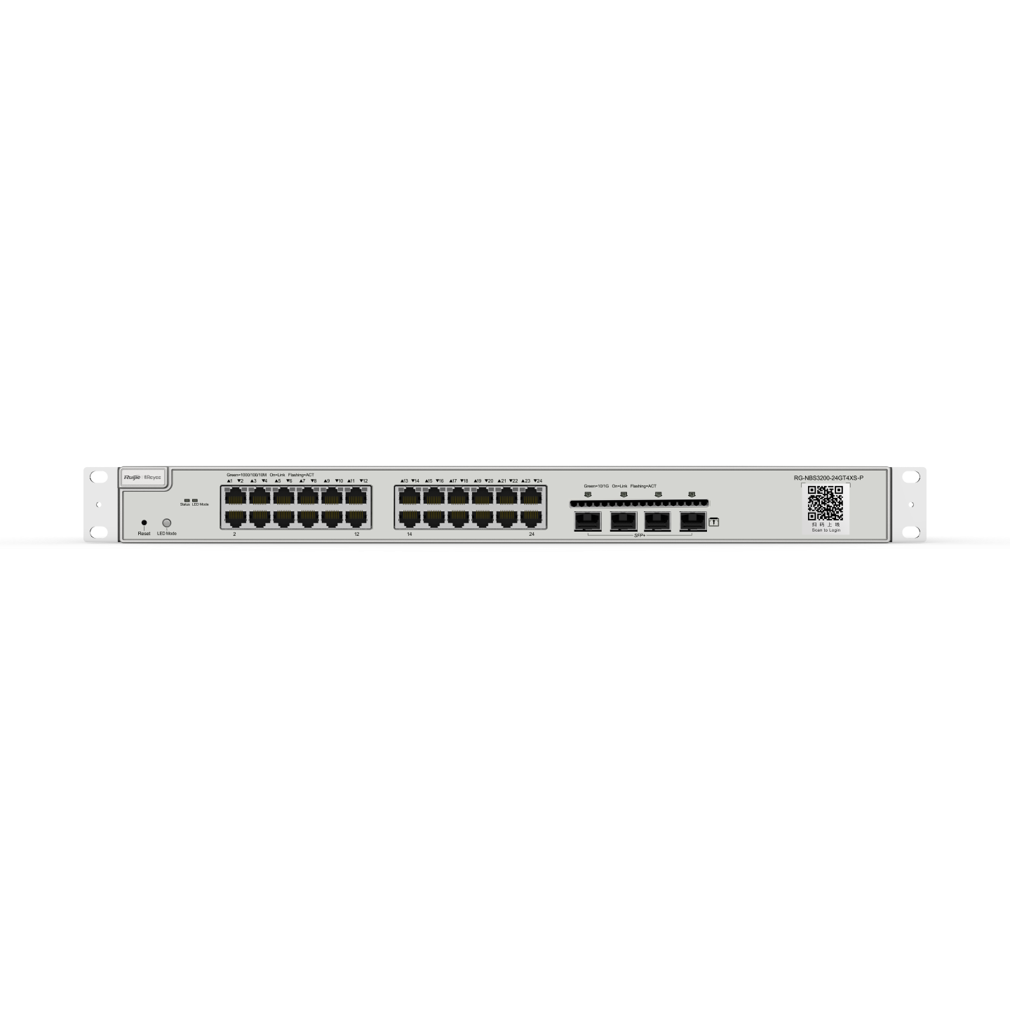 Ruije Reeye RG-NBS3200-24GT4XS, 24-port Gigabit Layer 2 Managed Switch, 4 * 10G