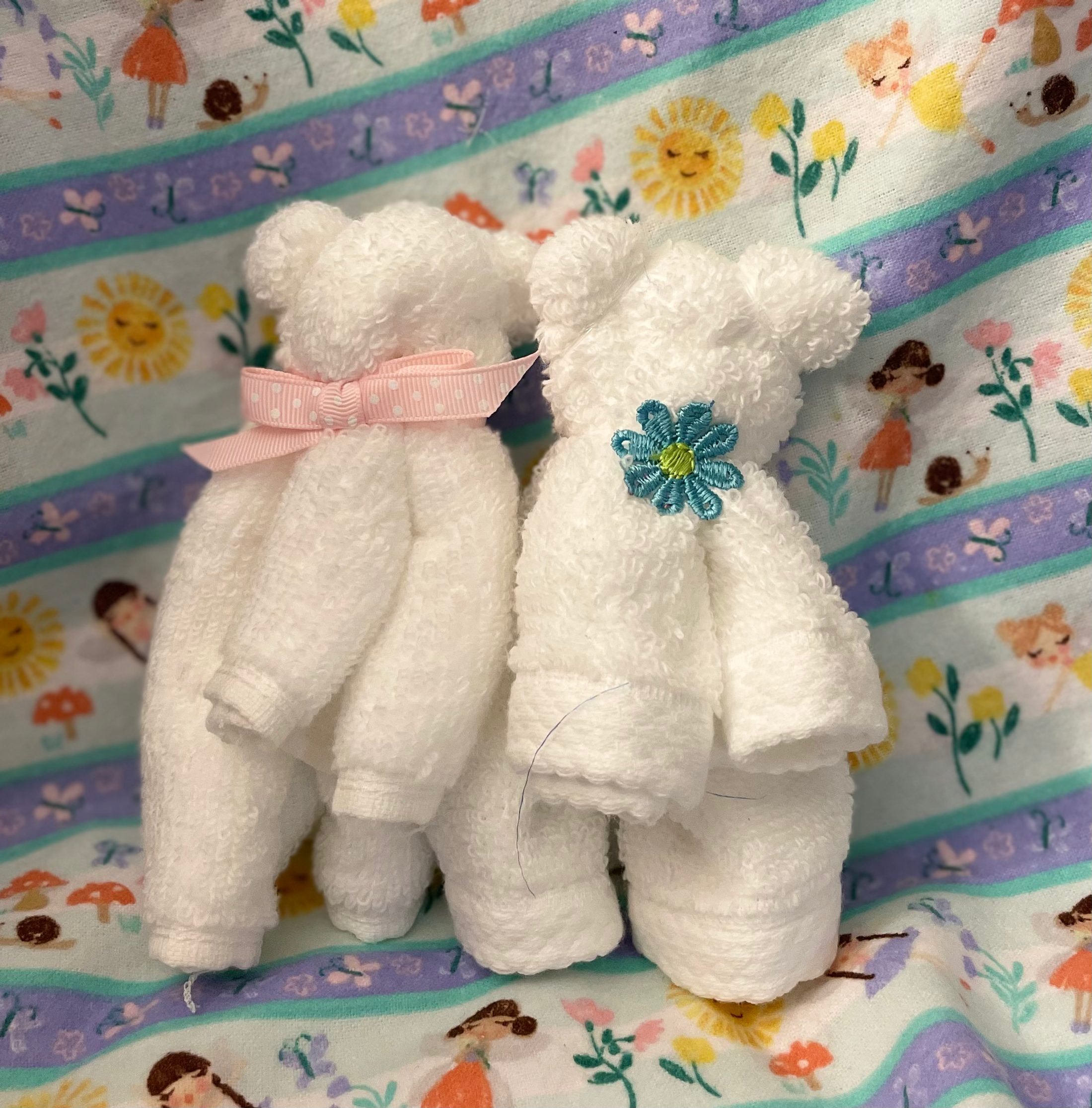 Teddy Bear Wash Cloths